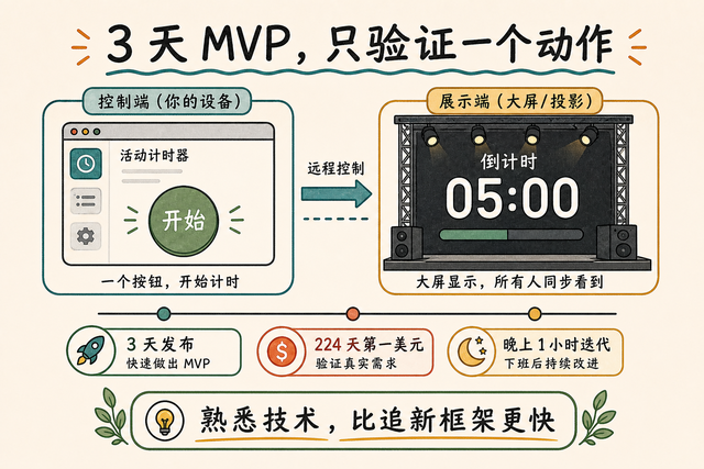 我把一个倒计时工具做成了月入 2.5 万美元的 SaaS