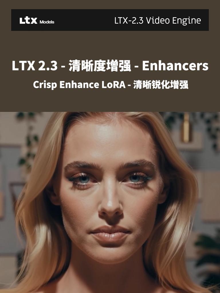 LTX 2.3-Crisp-Enhance-清晰锐化增强-LoRA